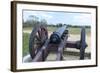 Virginia, Yorktown, Cannon on Battlefield-Jim Engelbrecht-Framed Photographic Print