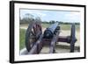 Virginia, Yorktown, Cannon on Battlefield-Jim Engelbrecht-Framed Photographic Print