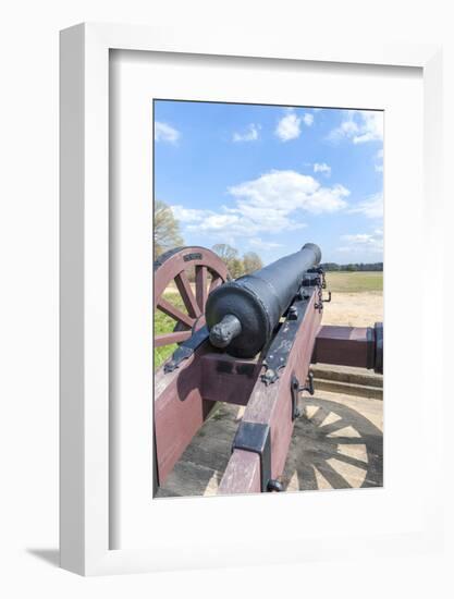 Virginia, Yorktown, Cannon on Battlefield-Lisa S. Engelbrecht-Framed Photographic Print