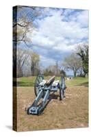 Virginia, Yorktown, Cannon on Battlefield-Lisa S. Engelbrecht-Stretched Canvas