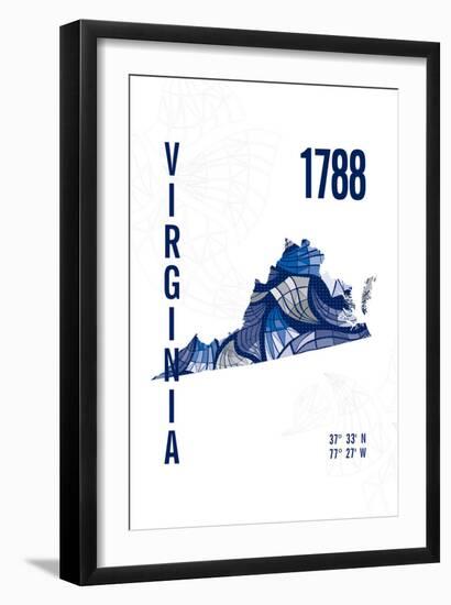 Virginia-J Hill Design-Framed Giclee Print