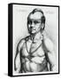 Virginian Indian, 1645-Wenceslaus Hollar-Framed Stretched Canvas