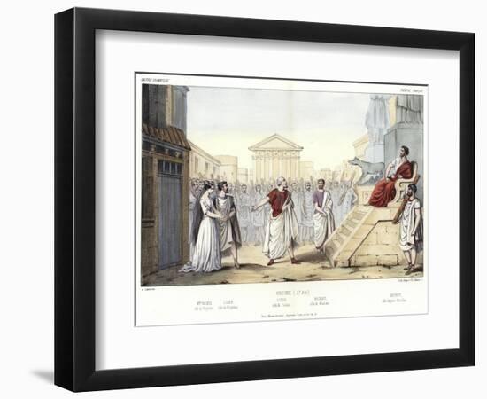 Virginie from the Galerie Dramatique-Alexandre Lacauchie-Framed Giclee Print