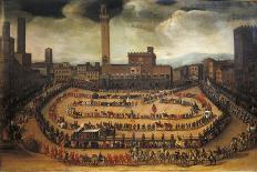 The Parade of the Contrade in Piazza Del Campo in Siena-Virginio Livraghi-Giclee Print