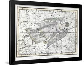 Virgo Constellation, Zodiac, 1822-Science Source-Framed Giclee Print