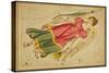 Virgo Constellation, Zodiac Sign, 1825-Science Source-Stretched Canvas