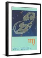 Virgo, the Maiden-null-Framed Art Print