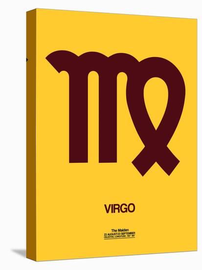 Virgo Zodiac Sign Brown-NaxArt-Stretched Canvas