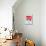 Virgo Zodiac Sign Red-NaxArt-Stretched Canvas displayed on a wall