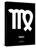 Virgo Zodiac Sign White-NaxArt-Stretched Canvas