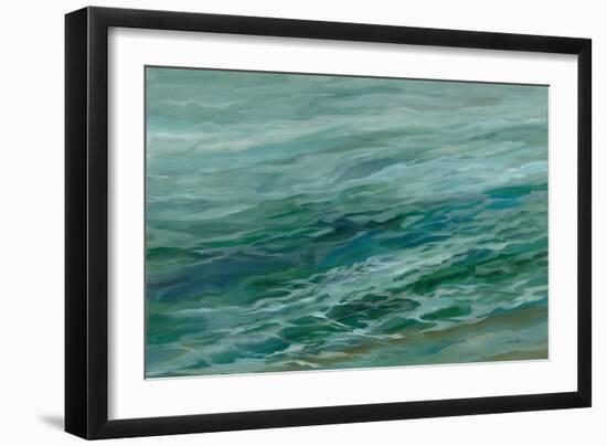 Viridian Sea-Silvia Vassileva-Framed Art Print