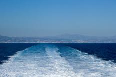 Next Departing from Rethymno Ferry-virin-Stretched Canvas