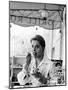 Virna Lisi Eating an Ice-Cream in Rome-Angelo Cozzi-Mounted Photographic Print