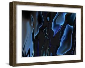 Virtual Life 1-Rabi Khan-Framed Art Print