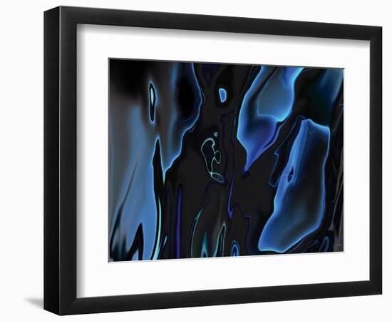 Virtual Life 1-Rabi Khan-Framed Art Print