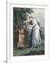 Virtue Pays Homage at Rousseau's Tomb, Ermenonville (Tombeau De Jean Jacques Rousseau), 1866-French-Framed Giclee Print
