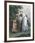 Virtue Pays Homage at Rousseau's Tomb, Ermenonville (Tombeau De Jean Jacques Rousseau), 1866-French-Framed Giclee Print