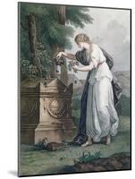 Virtue Pays Homage at Rousseau's Tomb, Ermenonville (Tombeau De Jean Jacques Rousseau), 1866-French-Mounted Giclee Print