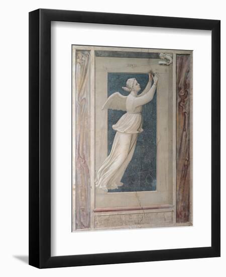 Virtues and Vices, Hope-Giotto di Bondone-Framed Art Print