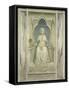 Virtues and Vices, Justice-Giotto di Bondone-Framed Stretched Canvas