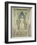 Virtues and Vices, Justice-Giotto di Bondone-Framed Art Print