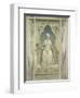 Virtues and Vices, Justice-Giotto di Bondone-Framed Art Print