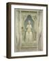 Virtues and Vices, Justice-Giotto di Bondone-Framed Art Print