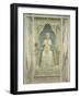 Virtues and Vices, Justice-Giotto di Bondone-Framed Art Print