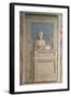 Virtues and Vices, Prudence-Giotto di Bondone-Framed Art Print