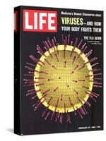 Viruses, Model of Flu Virus, February 18, 1966-Yale Joel-Stretched Canvas