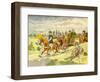 Vis-à-vis (carriage) - first appearance, 16th century-Eugene Courboin-Framed Giclee Print