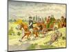 Vis-à-vis (carriage) - first appearance, 16th century-Eugene Courboin-Mounted Giclee Print
