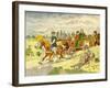 Vis-à-vis (carriage) - first appearance, 16th century-Eugene Courboin-Framed Giclee Print