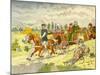 Vis-à-vis (carriage) - first appearance, 16th century-Eugene Courboin-Mounted Giclee Print