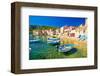 Vis Island Komiza Village shore-null-Framed Art Print