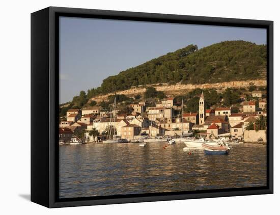 Vis Old Town, Vis Island, Dalmatia, Croatia, Adriatic-G Richardson-Framed Stretched Canvas