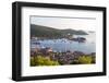 Vis Town, Franciscan Monastery and Harbor, Vis Island, Croatia-Peter Adams-Framed Photographic Print