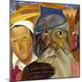 Visages De Russie Par Grigoriev, Boris Dmitryevich (1886-1939). Gouache on Paper, Size : 50,5X56,5,-Boris Dmitrievich Grigoriev-Mounted Giclee Print