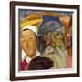 Visages De Russie Par Grigoriev, Boris Dmitryevich (1886-1939). Gouache on Paper, Size : 50,5X56,5,-Boris Dmitrievich Grigoriev-Framed Giclee Print