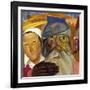 Visages De Russie Par Grigoriev, Boris Dmitryevich (1886-1939). Gouache on Paper, Size : 50,5X56,5,-Boris Dmitrievich Grigoriev-Framed Giclee Print