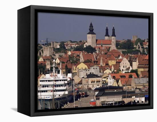 Visby, Gotland, Sweden, Scandinavia-Ken Gillham-Framed Stretched Canvas