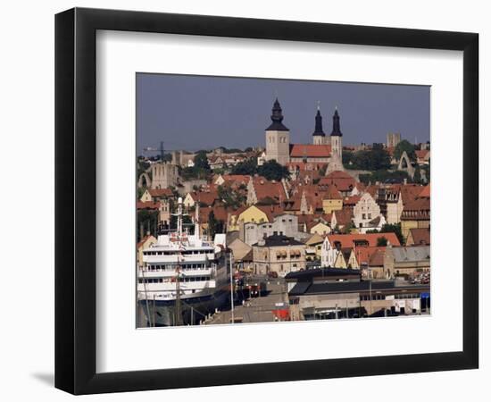 Visby, Gotland, Sweden, Scandinavia-Ken Gillham-Framed Photographic Print