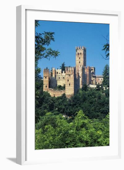 Visconti Castle, Castell'Arquato, Piacenza, Emilia-Romagna, Italy-null-Framed Giclee Print