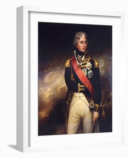 Viscount Horatio Nelson, 1801-William Beechey-Framed Giclee Print