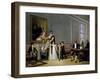 Viscount of Santerem and His Family, Painting by Domingos Antonio De Sequeira (1768-1837)-null-Framed Giclee Print