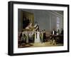 Viscount of Santerem and His Family, Painting by Domingos Antonio De Sequeira (1768-1837)-null-Framed Giclee Print