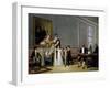 Viscount of Santerem and His Family, Painting by Domingos Antonio De Sequeira (1768-1837)-null-Framed Giclee Print