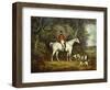 Viscount Rowland Hill on His Grey Hunter with the Shropshire Hunt-Richard Jones-Framed Giclee Print