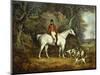Viscount Rowland Hill on His Grey Hunter with the Shropshire Hunt-Richard Jones-Mounted Giclee Print