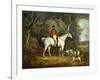 Viscount Rowland Hill on His Grey Hunter with the Shropshire Hunt-Richard Jones-Framed Giclee Print